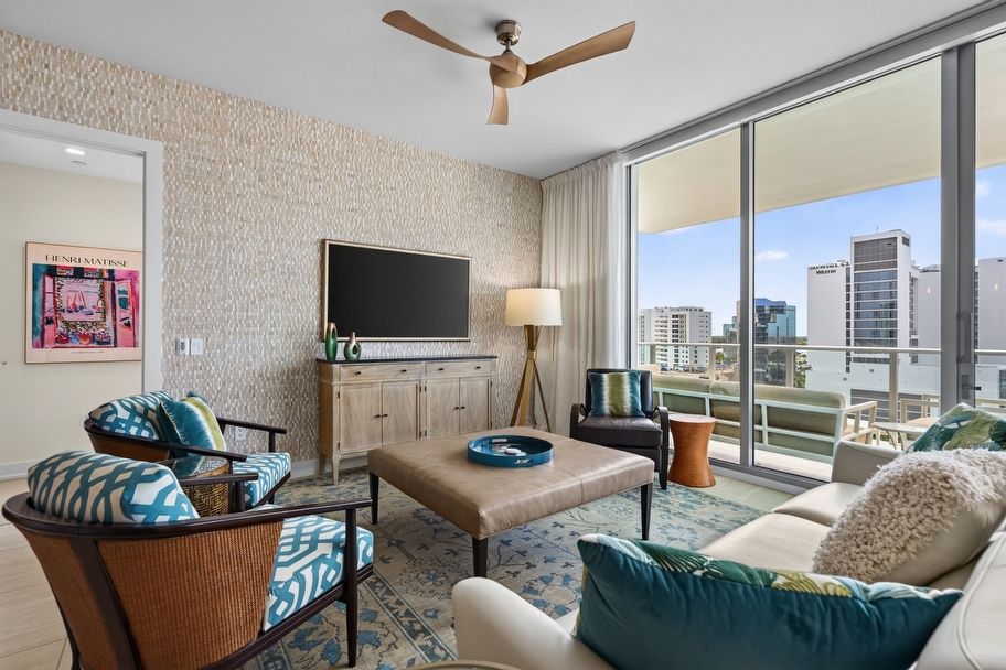Residence 1009 at BAYSO Sarasota Waterfront Luxury Condo in The Quay - Sarasota luxury real estate