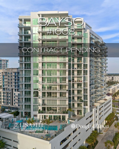 BAYSO Sarasota Residence 1008 Under Contract Downtown Sarasota Luxury Condo Demand - Sarasota luxury real estate